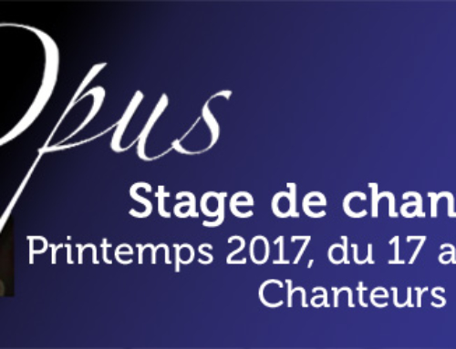Opus Printemps 2017